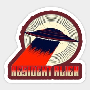 Resident Alien Sticker